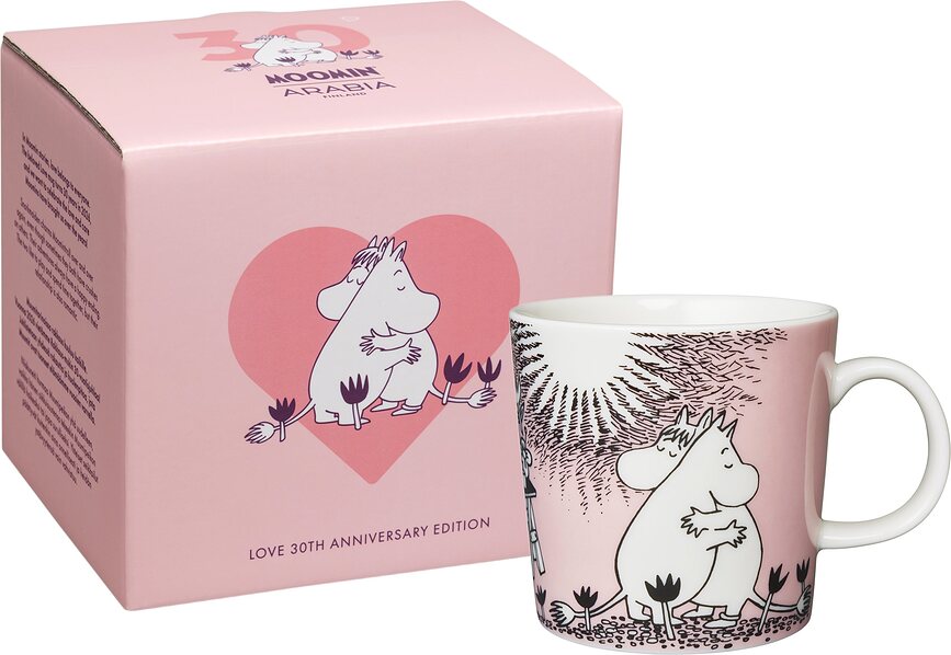 Кухоль Arabia Finland Box Мумі-тролі 'Love 30' 300 мл