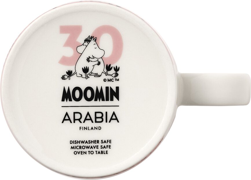 Кухоль Arabia Finland Мумі-тролі 'Love 30' 400 мл