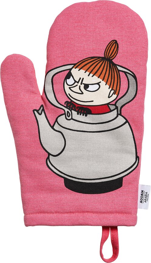 Manopla de cocina Moomin Arabia Finland Little My, rosa