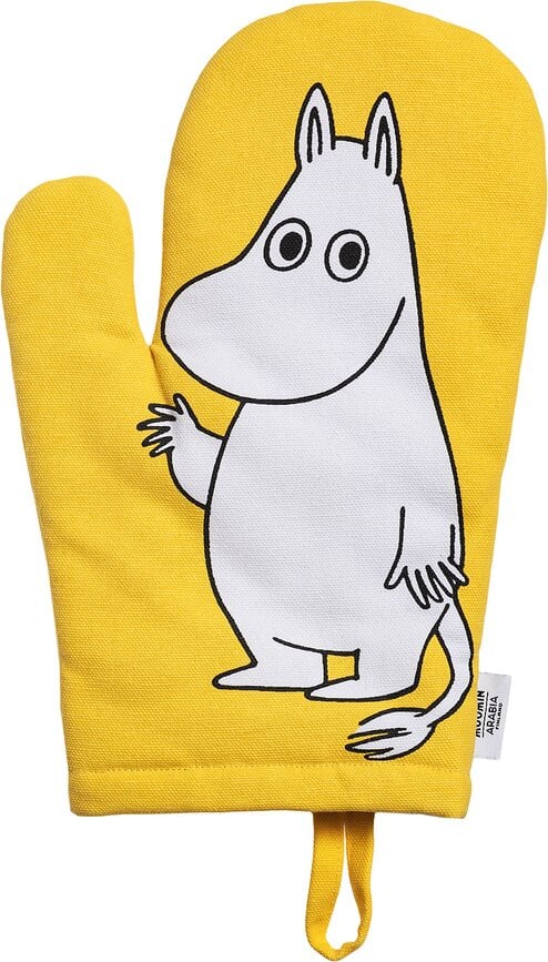 Manopla de cocina Moomin Arabia Finland Moomin, amarilla