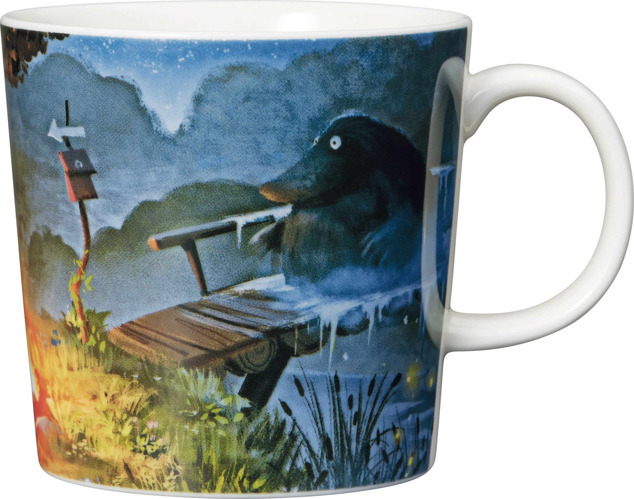 Arabia Finland Becher Mumins II Night of the Groke
