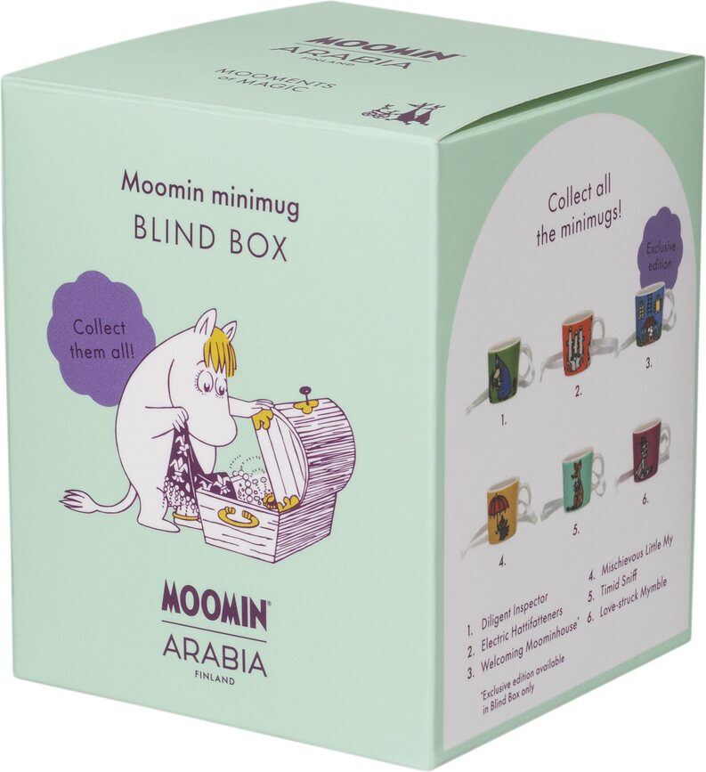 Obesek skodelica Arabia Finland Blindbox Muminki mini