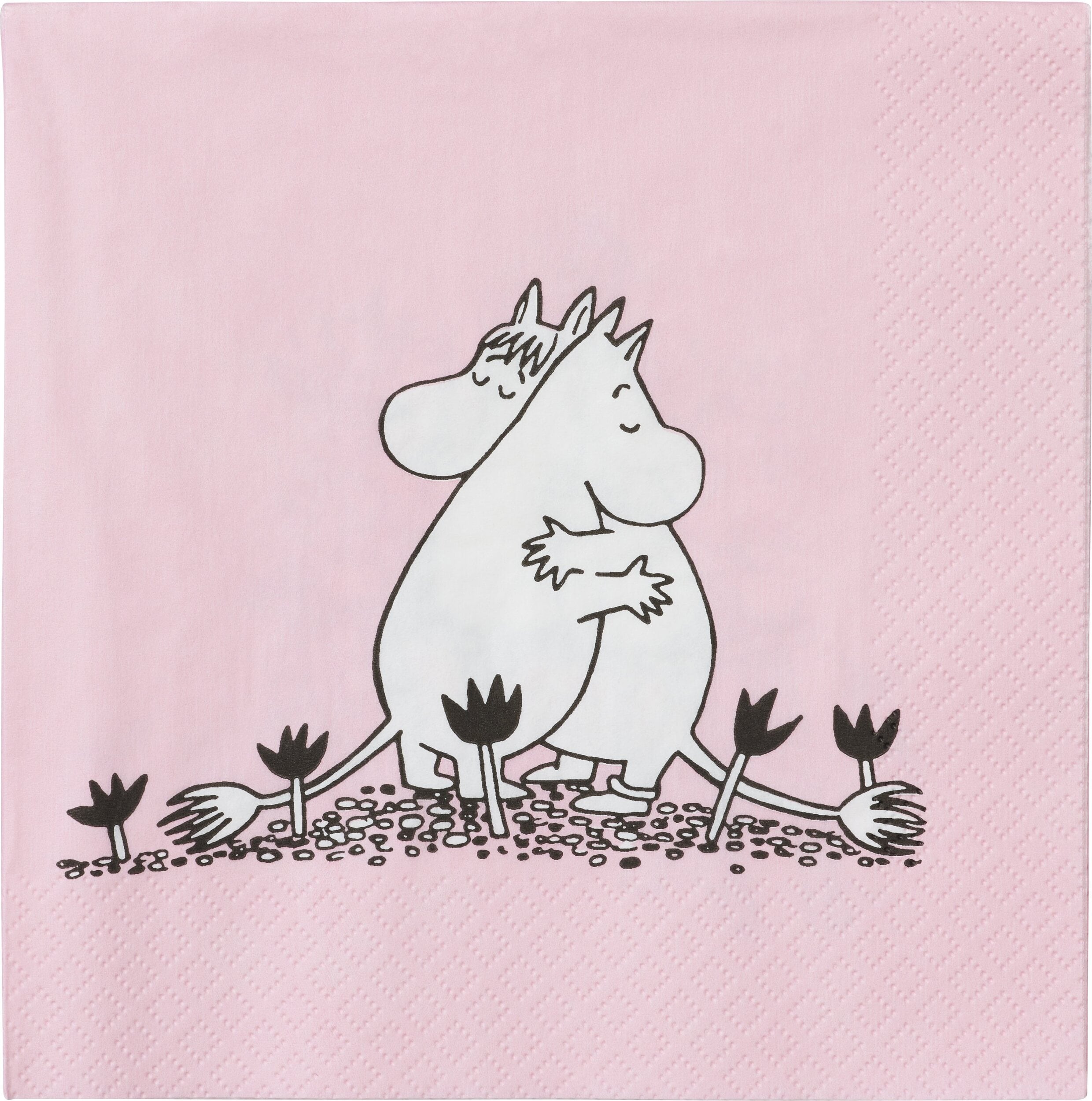 Papierservietten Arabia Finland Mumins 'Love 30' 33 cm, 20 St.