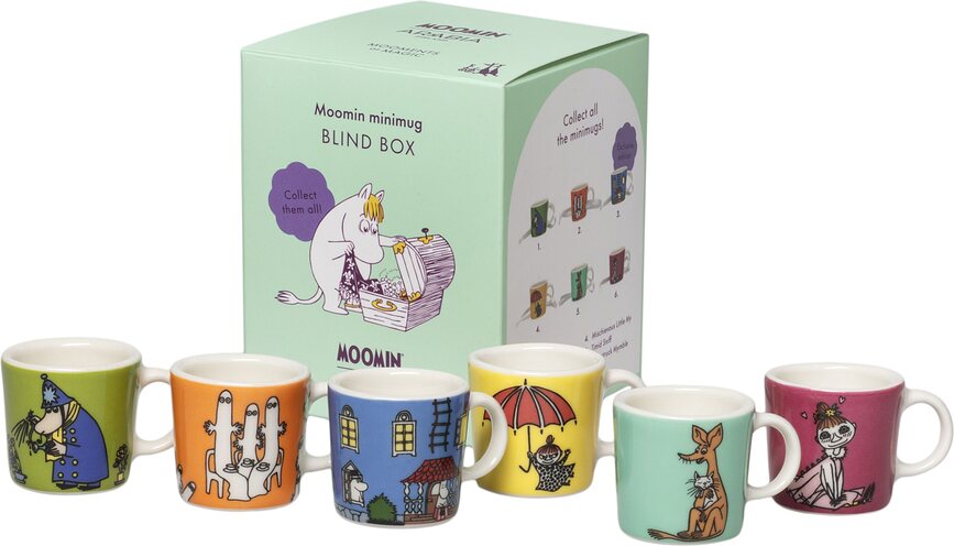 Pendentif tasse Arabia Finland Blindbox Moomins mini