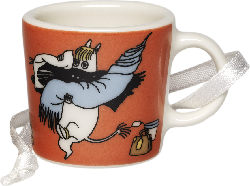 Pendentif tasse Arabia Finland Moomins Holiday Rush mini
