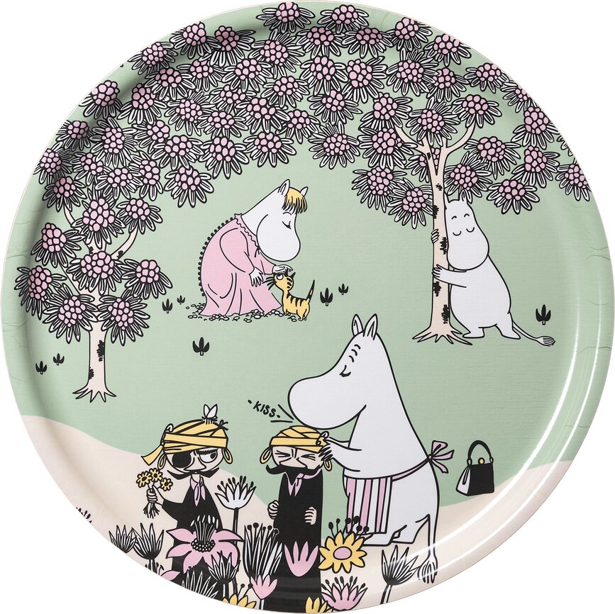 Plateau de service Arabia Finland Moomins 'Loving Care' 35 cm