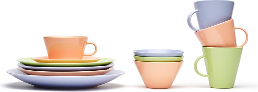 Plato de Desayuno Koko, 23 cm, verde lima