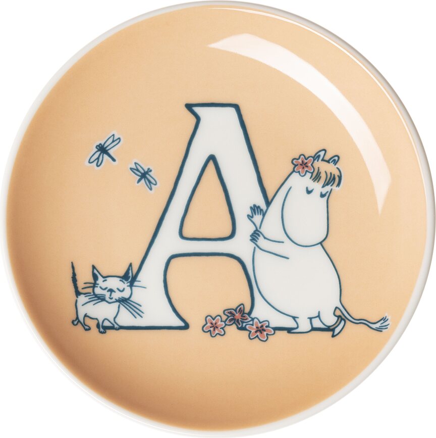 Plato para aperitivos Arabia Finland ABC Moomin 10,5 cm
