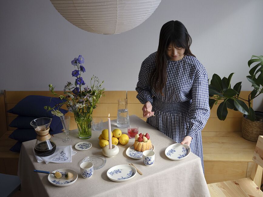 Plato para aperitivos Arabia Finland Moomin Haru, 12 cm