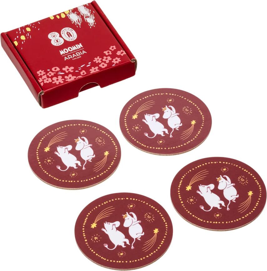 Posavasos Arabia Finland Moomin Ice Swimming, 4 unidades