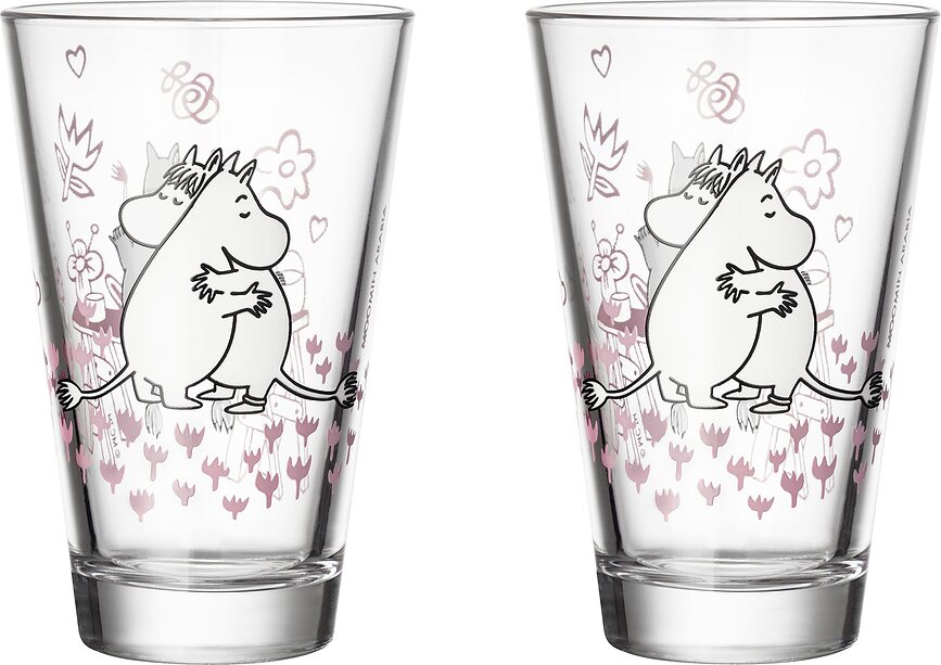 Ποτήρια Arabia Finland Moomin 'Love 30' 300 ml, 2 τμχ