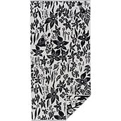 Ręcznik Arabia Finland Lilja Muminki 70 x 140 cm czarno-biały