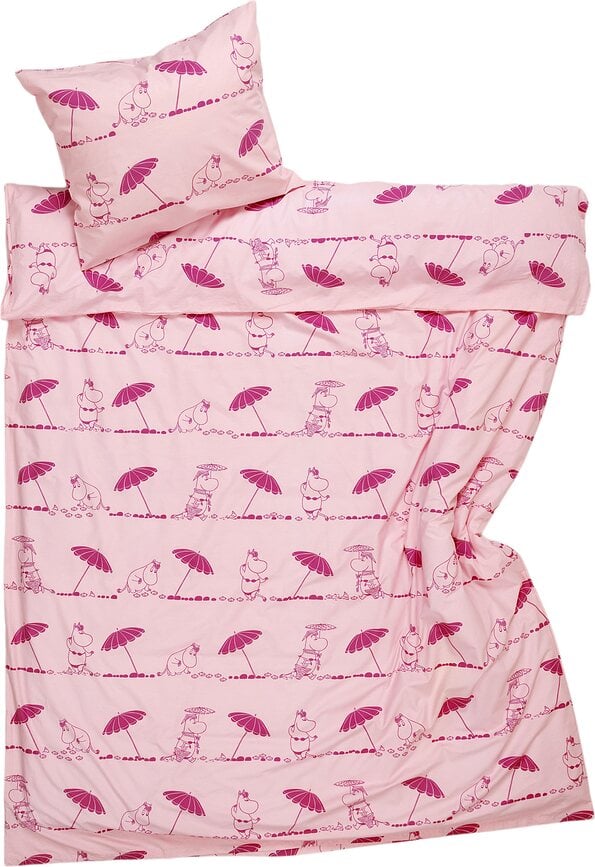 Ropa de cama Arabia Finland Moomin Gorgeous 150 x 210 cm con funda de almohada 50 x 60 cm