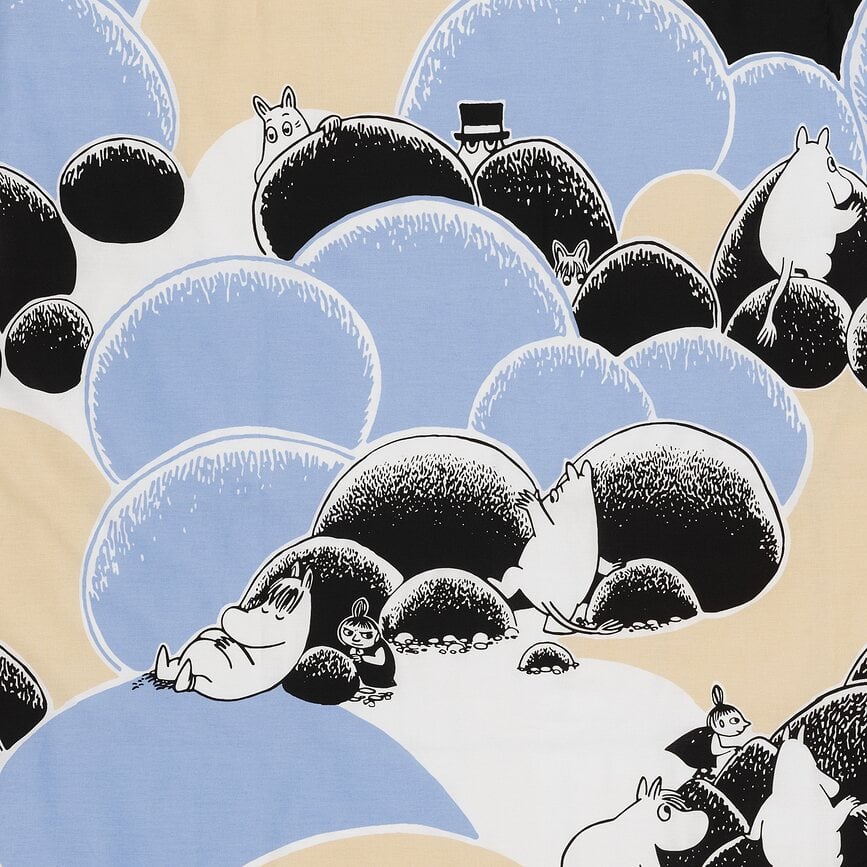 Funda de almohada Arabia Finland Moomin Pebbles 50 x 70 cm