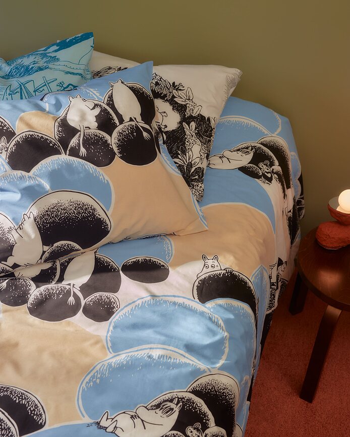 Funda de almohada Arabia Finland Moomin Pebbles 50 x 70 cm