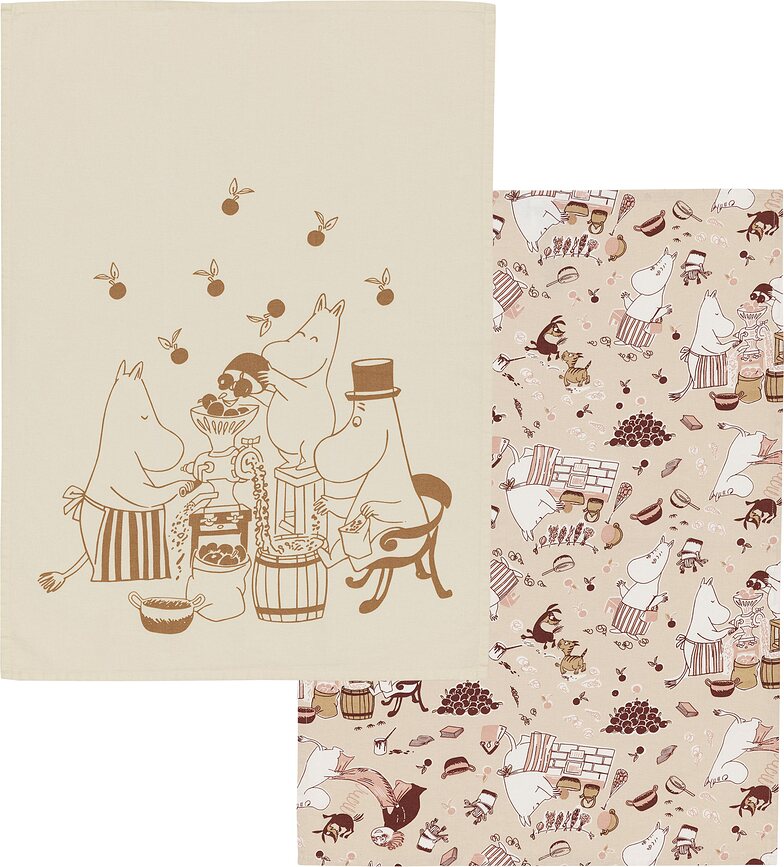 Ścierki kuchenne Arabia Finland Muminki 50 x 70 cm 2 szt.