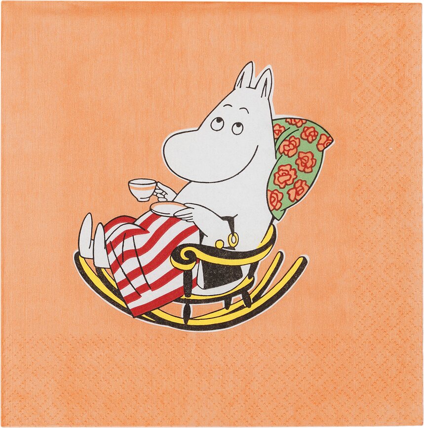 Serviettes en papier Arabia Finland Moomins Maman Moumine 33 cm, lot de 20