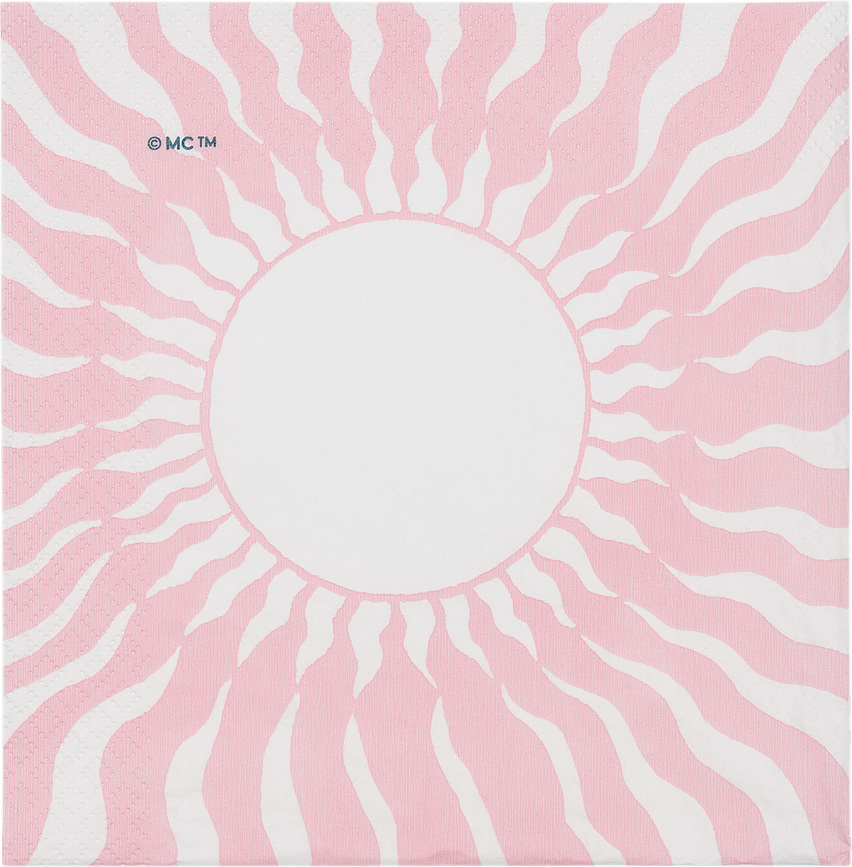 Servilletas de papel Moomin "Beach Day" de Arabia Finland, 33 cm, 20 unidades