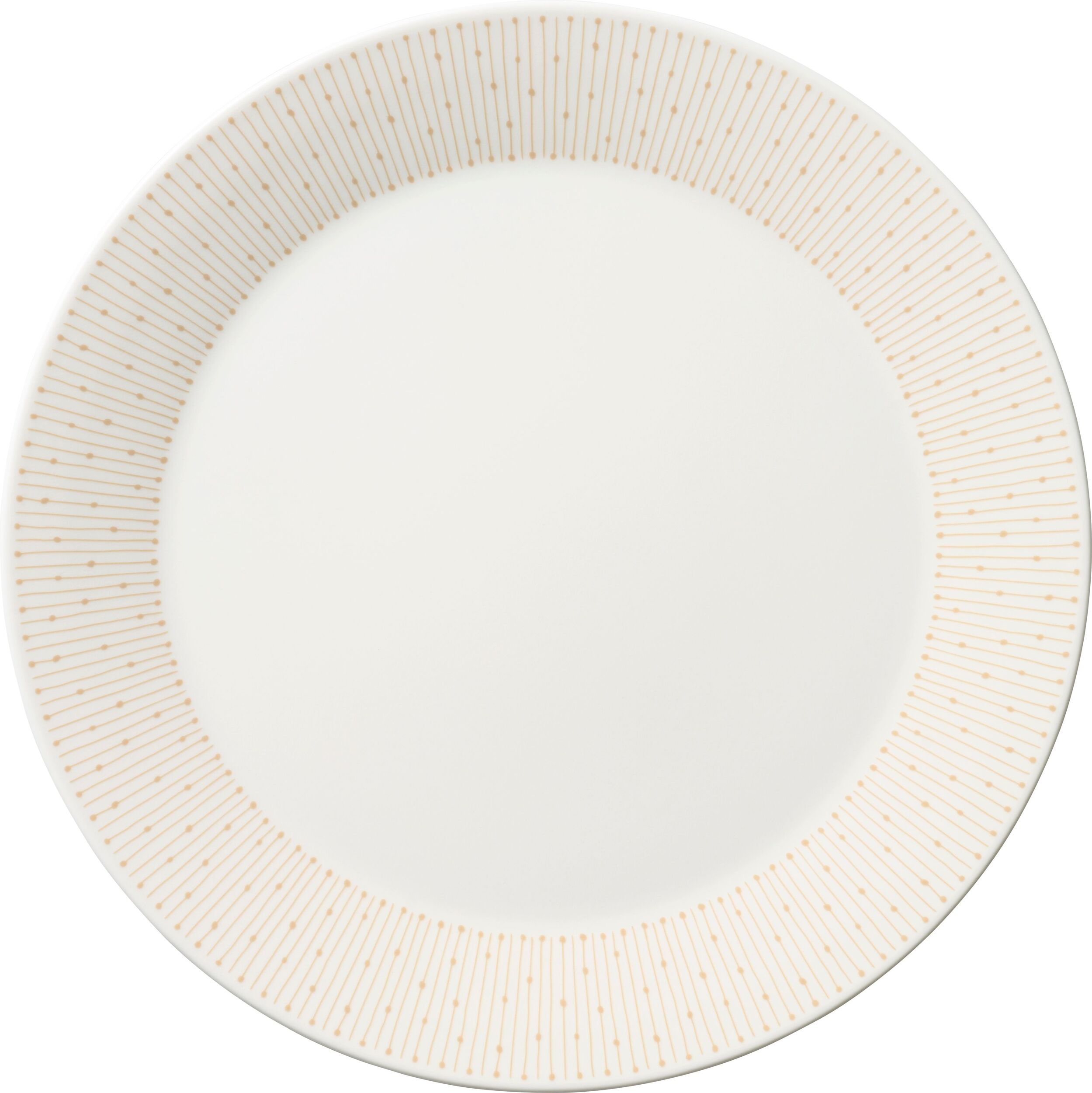 Talerz obiadowy Mainio 25 cm beżowy