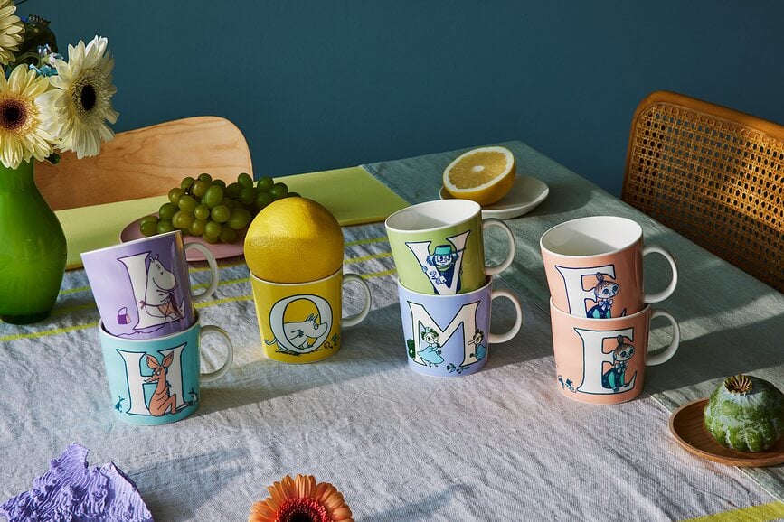 Taza Arabia Finland Mumin ABC Z, 400 ml