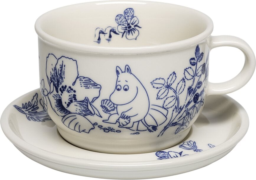 Taza con platillo Arabia Finland Moomin Haru 300 ml