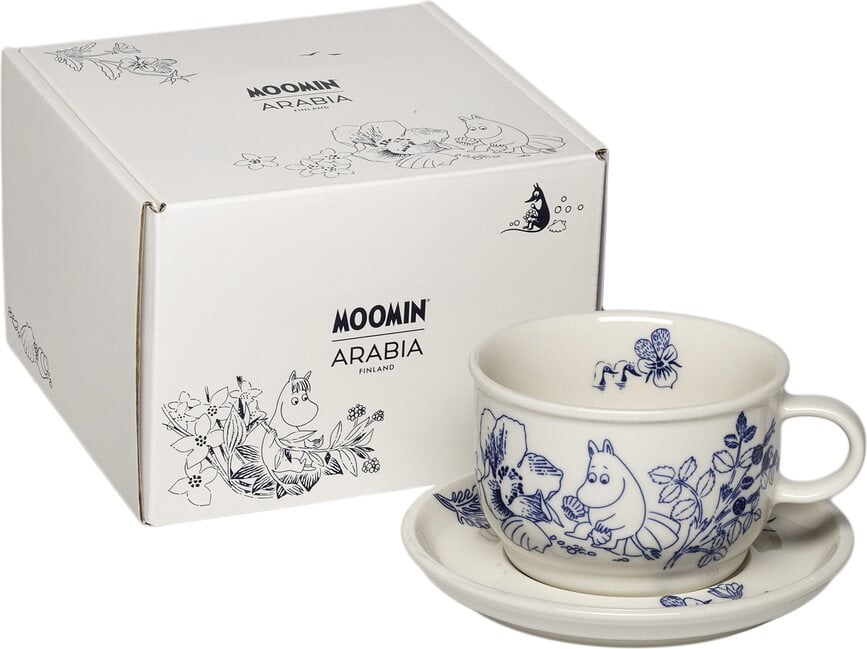 Taza con platillo Arabia Finland Moomin Haru 300 ml