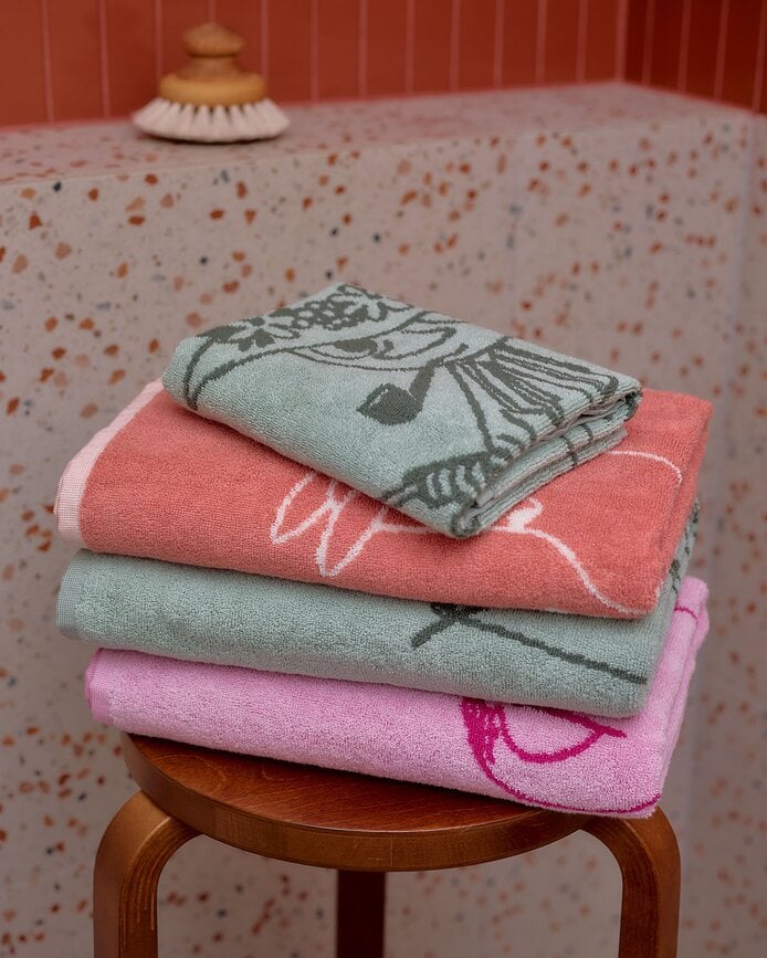 Toalla Arabia Finland Moomin Little My 70 x 140 cm de algodón orgánico