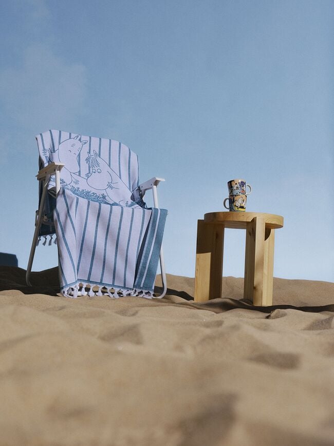 Toalla de Playa Arabia Finland Mumin, 80 x 150 cm, verde