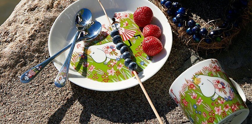 Arabia Moomin Family Time Assiette, 19 cm