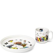 Arabia Finland Plate and mug Moomins Little My gift set