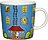 Taza Muminki Moominhouse, de Arabia Finland, con tejado de papel