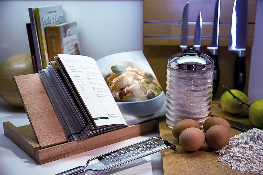 Artelegno Pupitre pour livre de recettes ou tablette, bois de hêtre