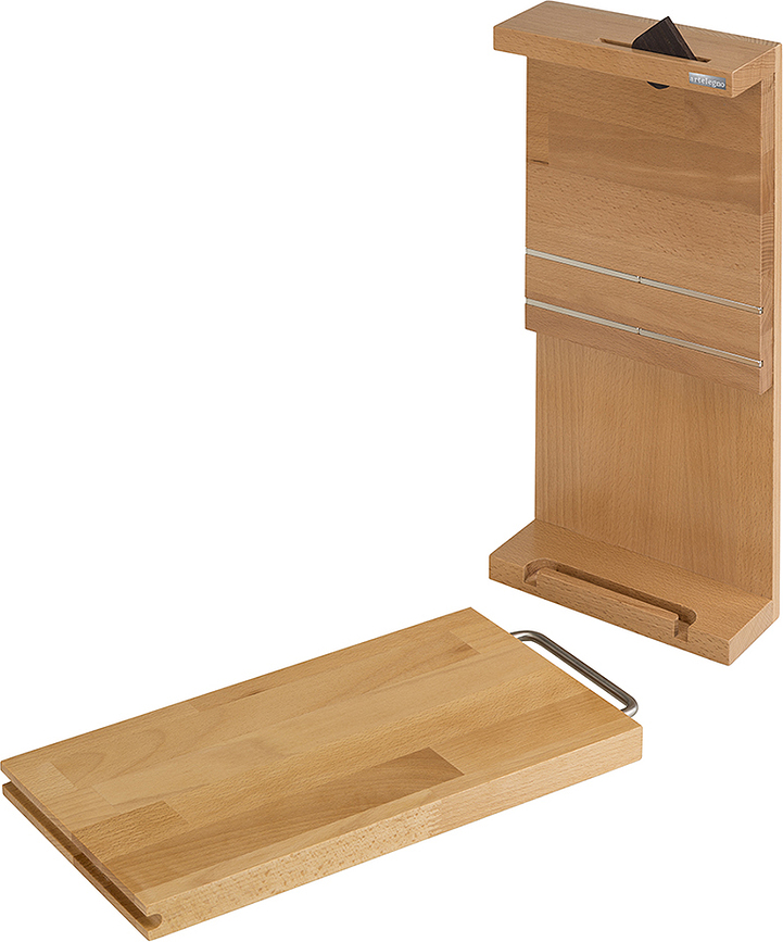 Bloque para Cuchillos magnético Bologna, 20 cm, con tabla de cortar, Set de 2 piezas