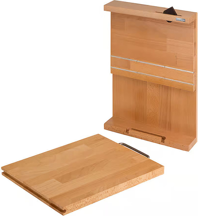 Soporte para Cuchillos magnético Bologna, con tabla de cortar, Set de 2 piezas