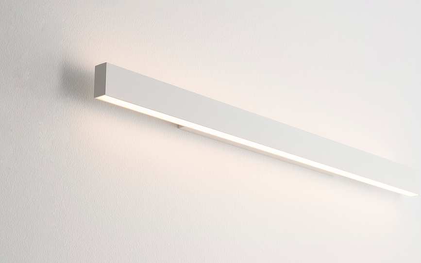 Aplique A.24, 90 cm, 2700K, marrón cepillado