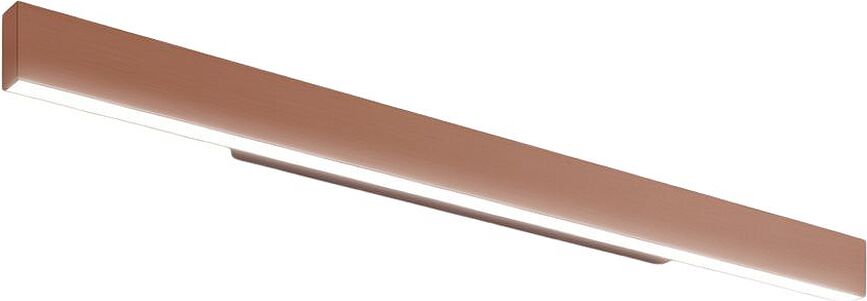 Aplique de pared de cobre cepillado A.24, 90 cm, 2700K