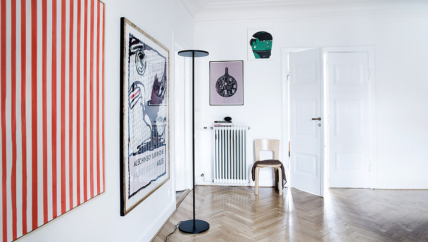 Athena Lampadaire, 2700K, blanc