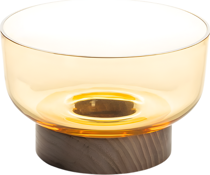 Bontà Coupe Décorative 18 cm, jaune