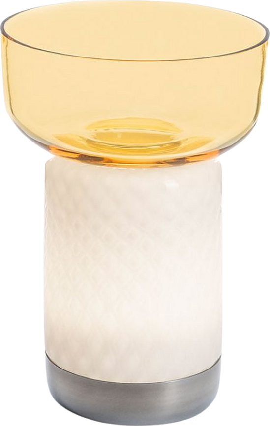 Bontà Lampe de table sans fil, 26,4 cm, jaune