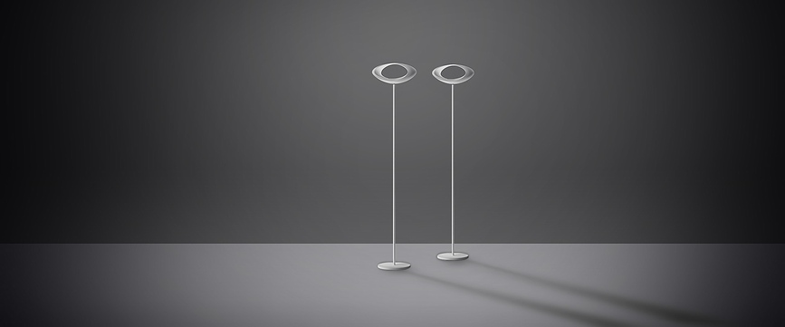 Cabildo Lampadaire, 183 cm, 3000K, blanc