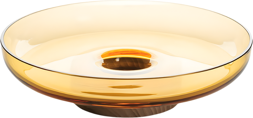 Cuenco decorativo Bontà, 26 cm, amarillo