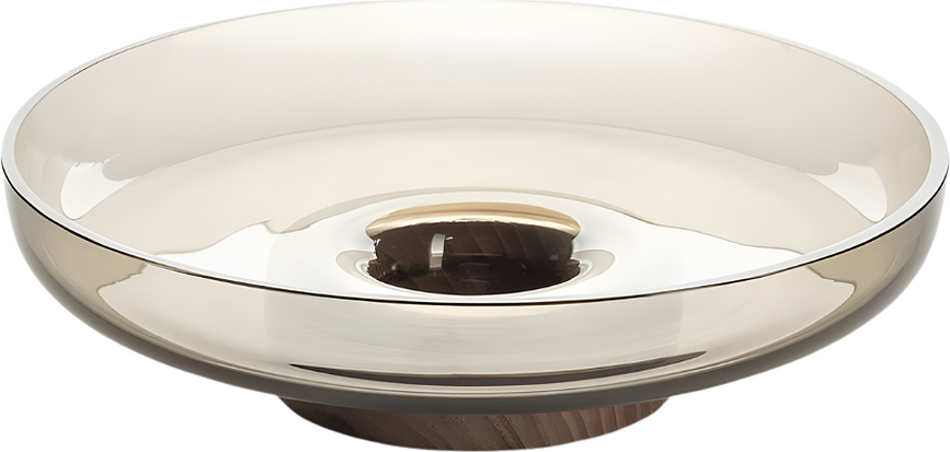 Cuenco decorativo Bontà, 26 cm, gris