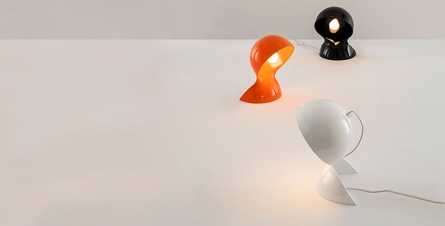 Dalù Lampe de Table 26 cm, blanche