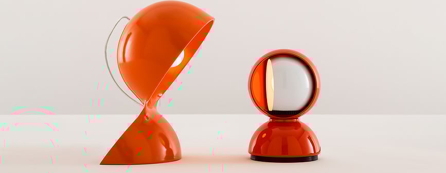 Dalù Lampe de Table 26 cm, blanche