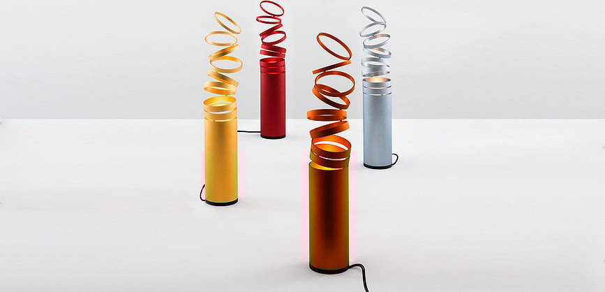 Decomposé Lampe de Table, rouge