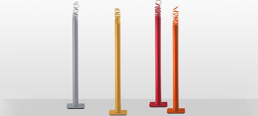 Decomposé Lampa samostojeća 180 cm crvena