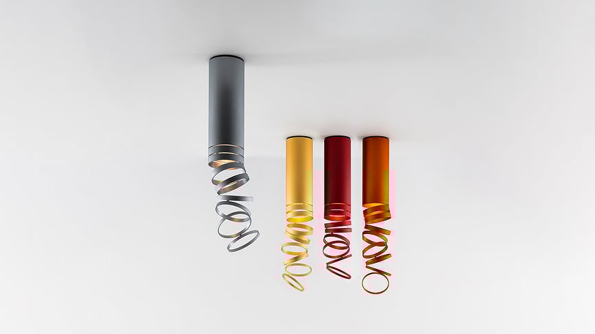 Decomposé Suspension, rouge