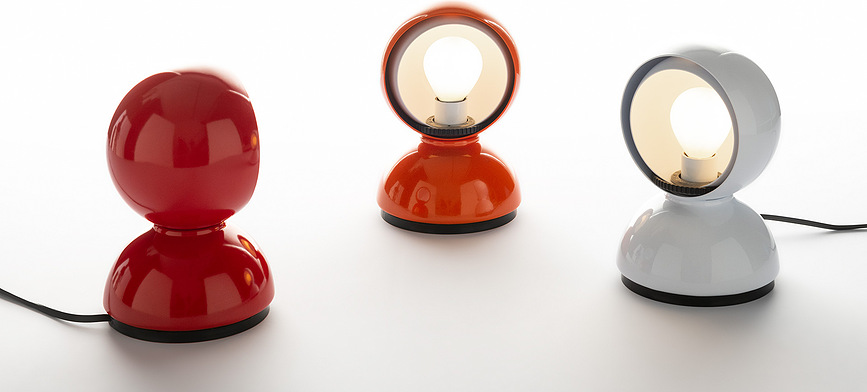 Eclisse Lampa stolna i zidna 18 cm bijela