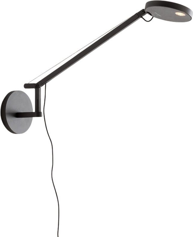 Lampa ścienna Demetra Micro LED 2700 K antracytowa
