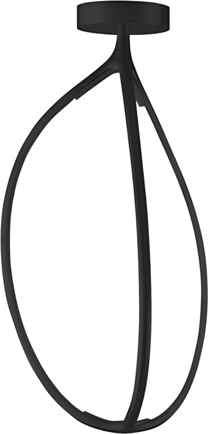 Lampada a sospensione Arrival 70 cm nera